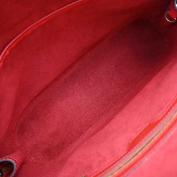 LOUIS VUITTON LV Lussac Shoulder Bag Epi Leather Red France - Picture 10 of 15